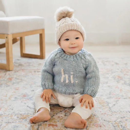 Hi. Sweater - Blue