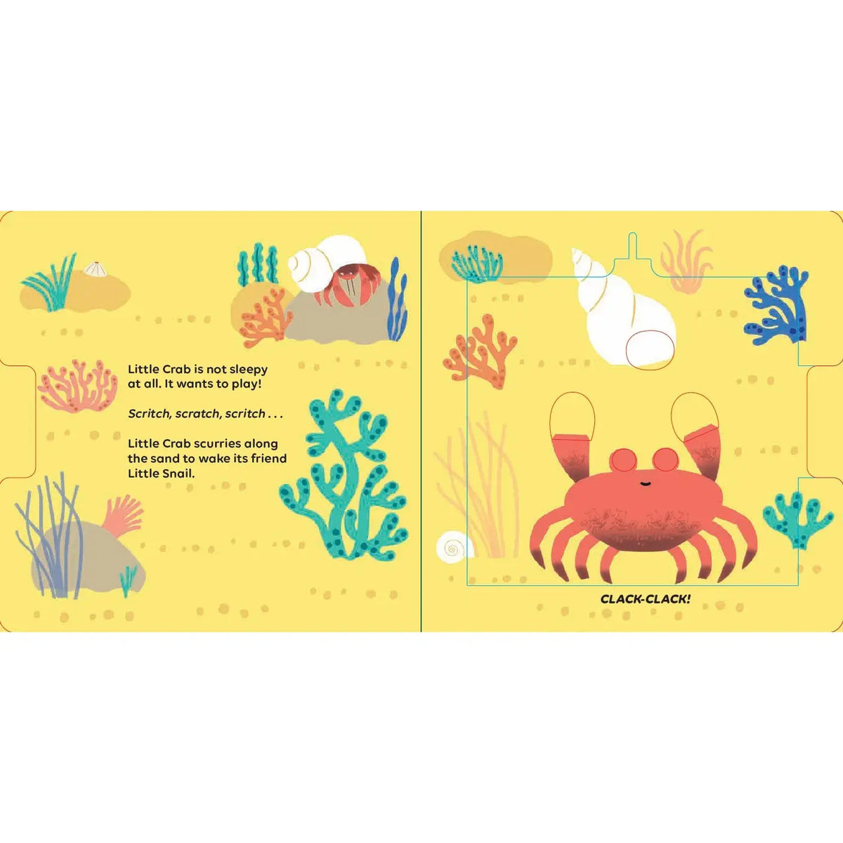 Click Clack Little Crab Book