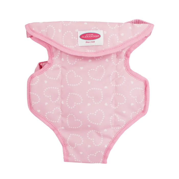 Pink Heart Doll Carrier