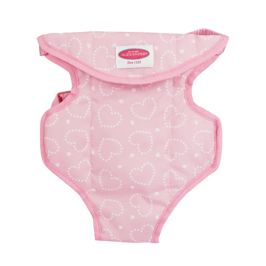 Pink Heart Doll Carrier