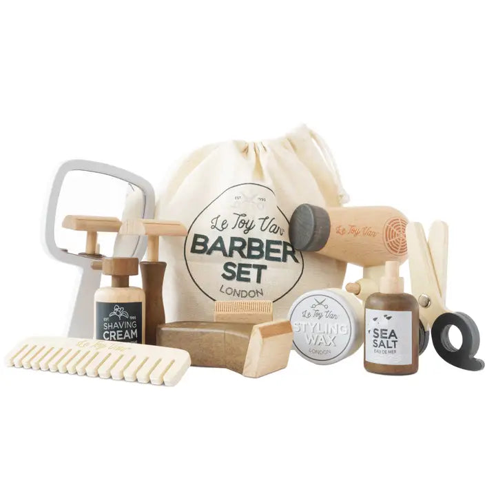 Wooden Hairdresser/Barber Play Set