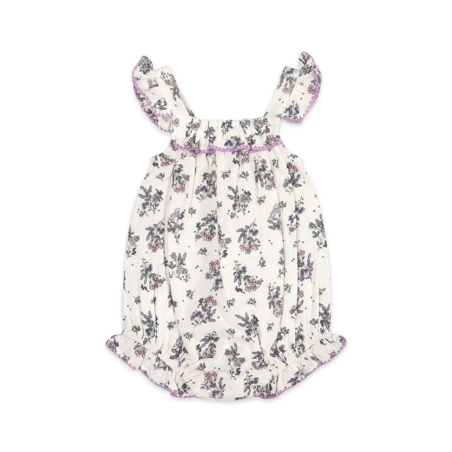 Vivian Floral Romper & Headband