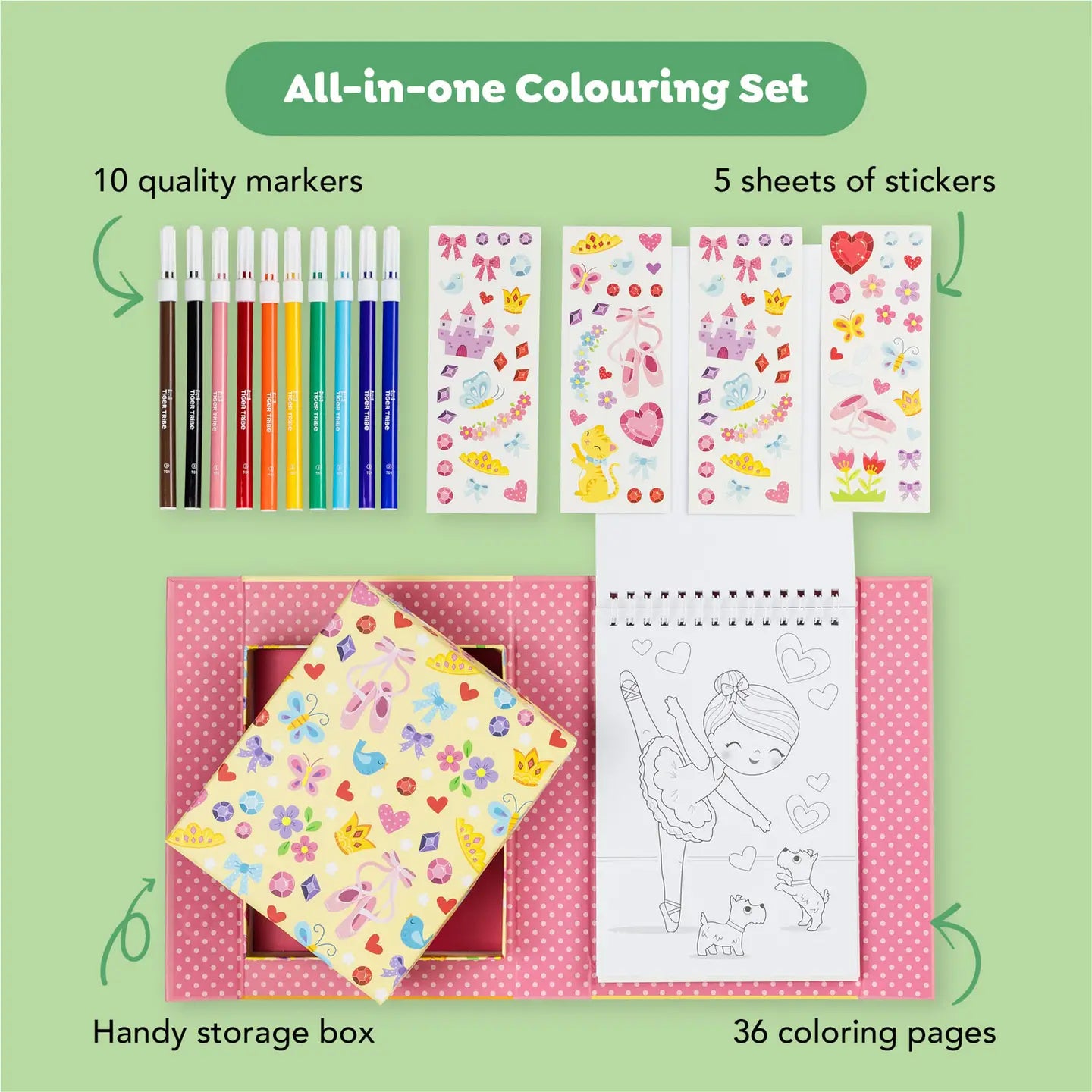 Coloring Set - Ballet