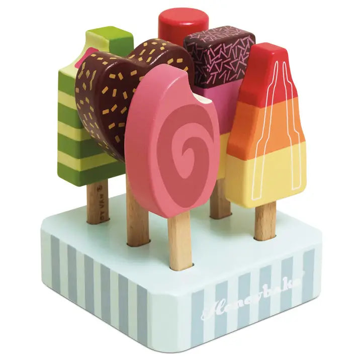 Wooden Ice Lollies And Pops Play Set