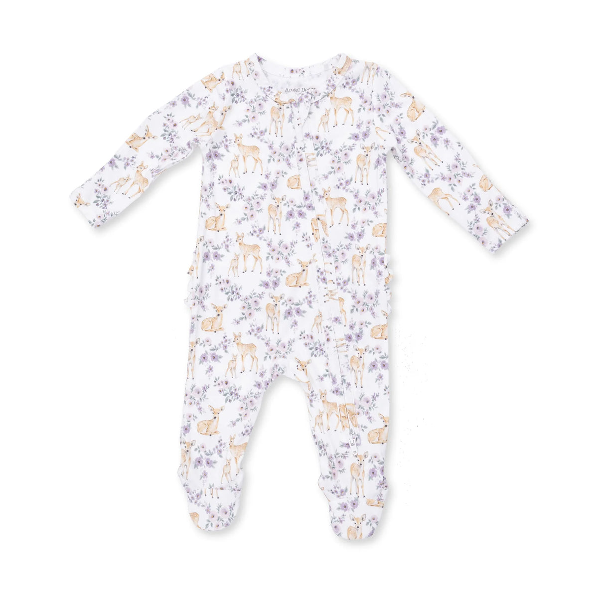 2-Way Ruffle Zip Footie