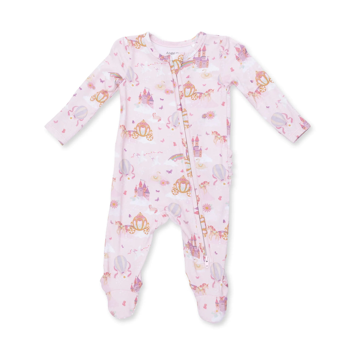 2-Way Ruffle Zip Footie