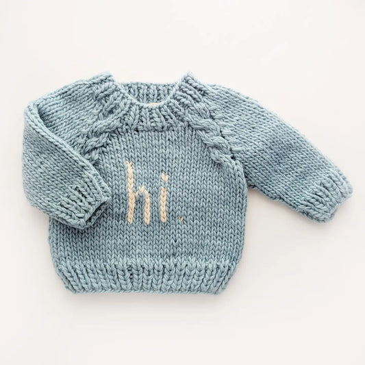 Hi. Sweater - Blue
