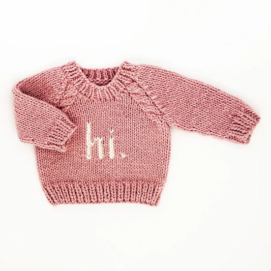 Hi. Sweater - Pink