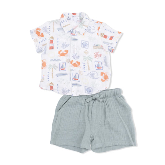 Polo Shirt W/ Shorts
