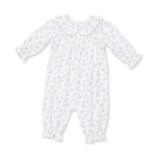 Smocked Long Sleeve Romper