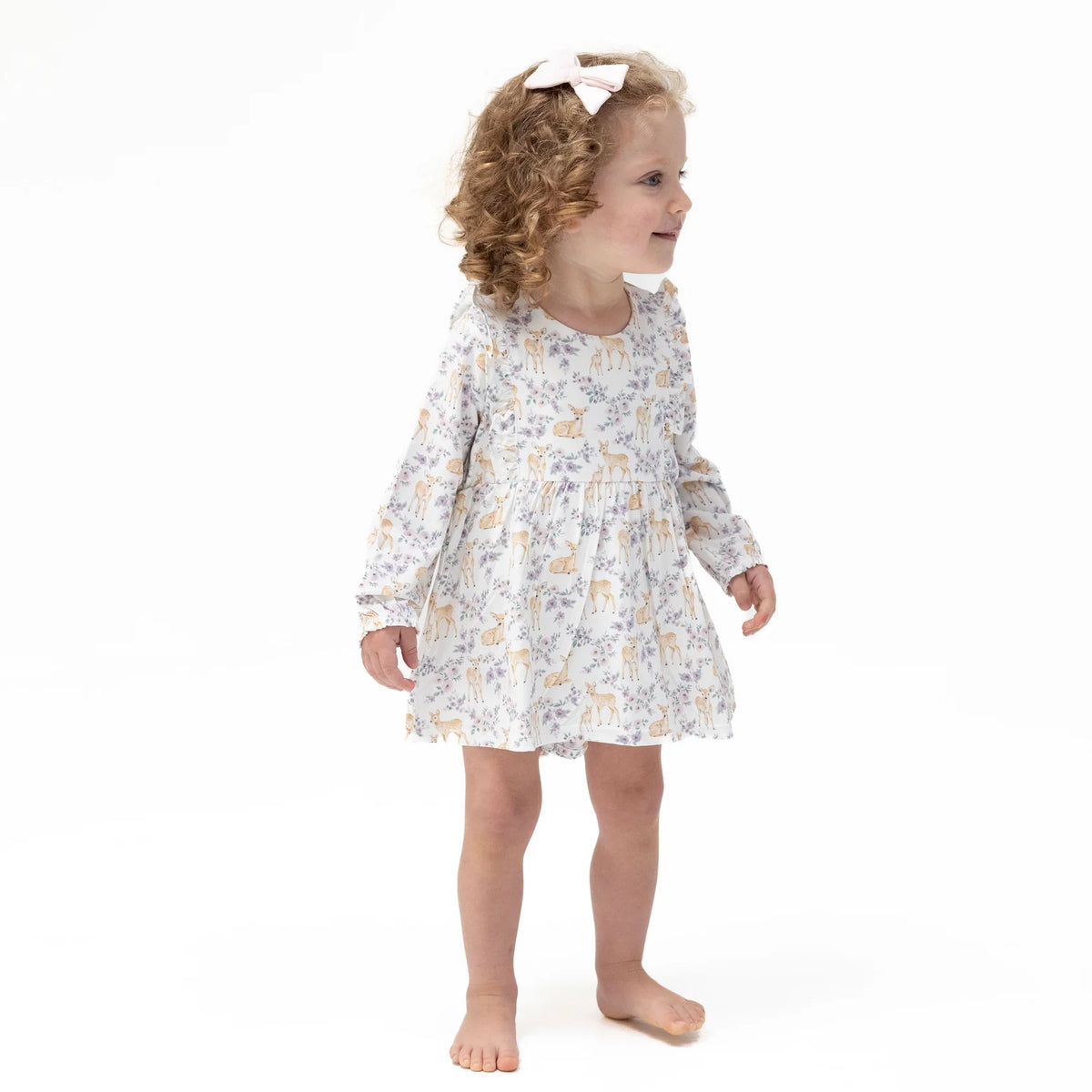 Long Sleeve Ruffle Dress