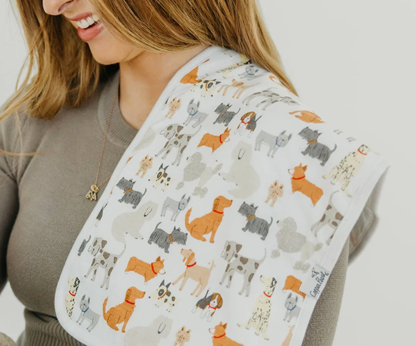 Rufus Burp Cloths - Set of 3