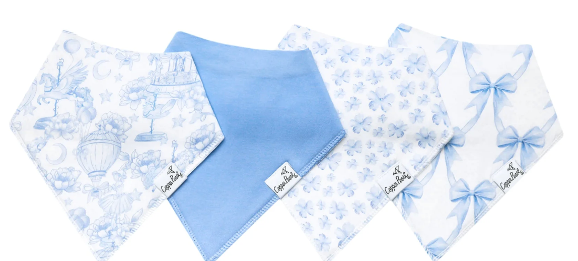 Vintage Carnival Bandana Bib Set