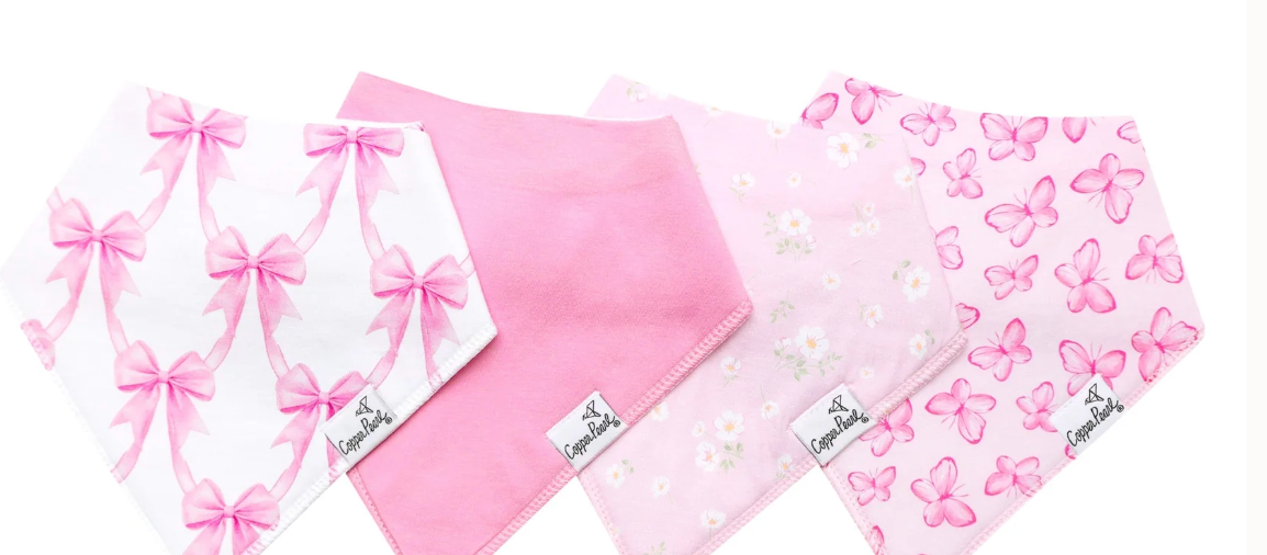 Bow My Gosh Bandana Bib Set