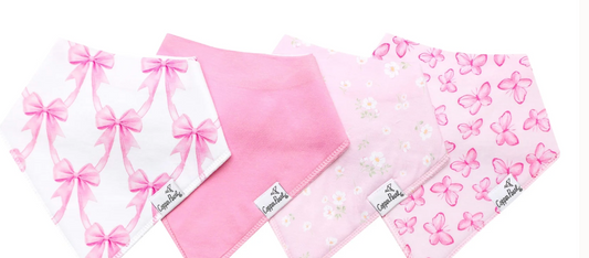 Bow My Gosh Bandana Bib Set
