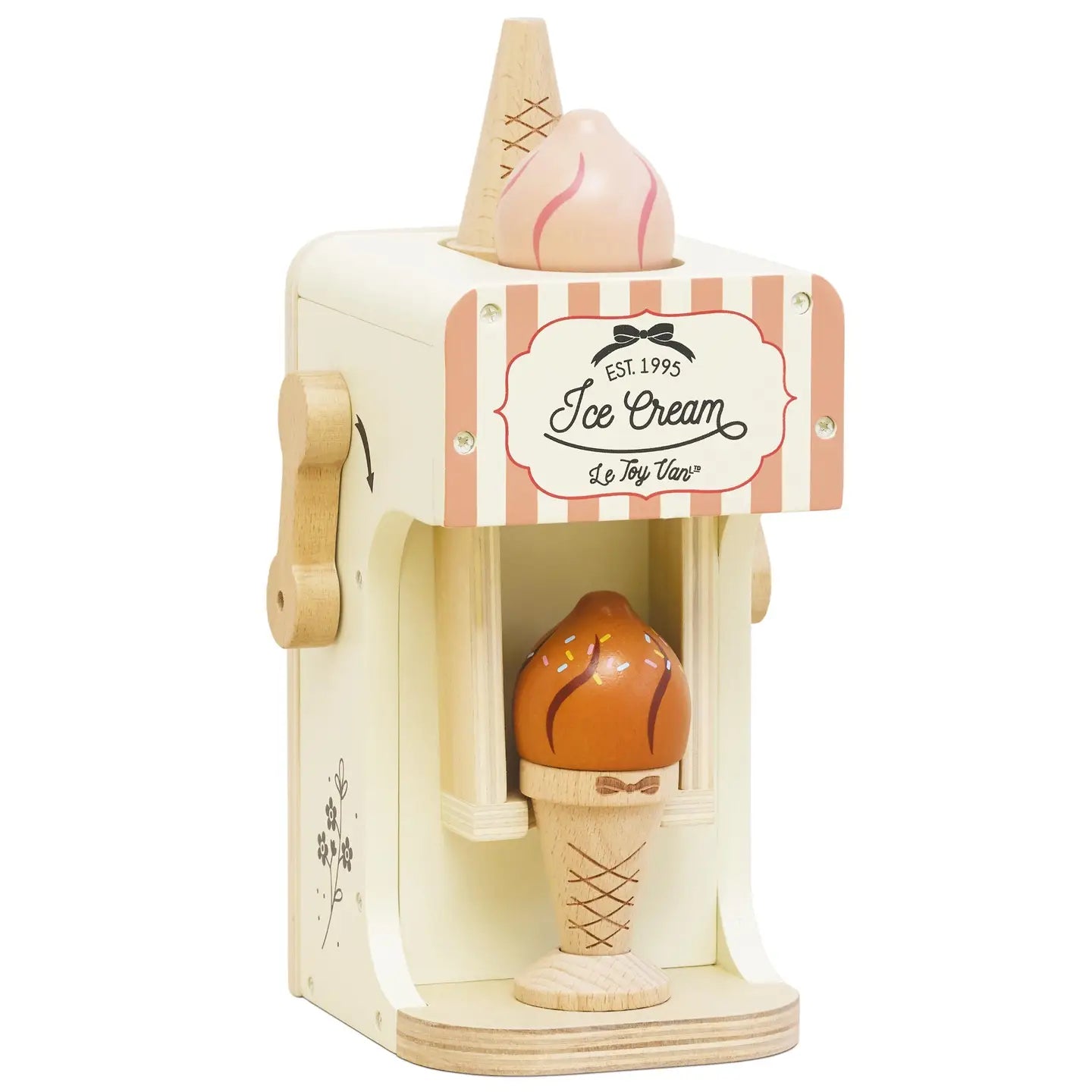 Wooden Ice Cream Machine Play Set