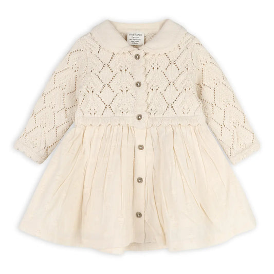 Phoebe Pointelle Knit Tutu Dress