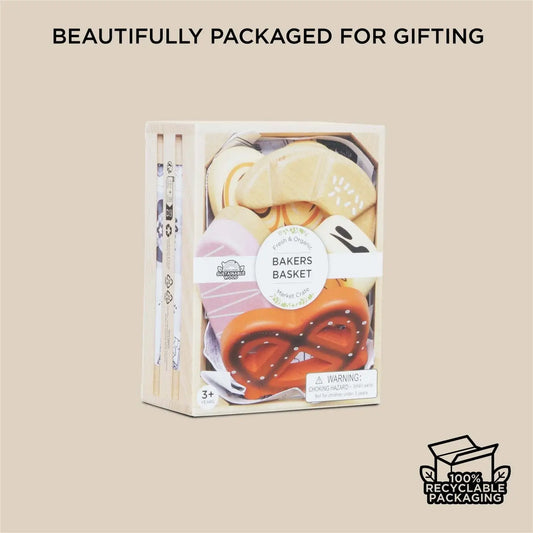 Wooden Bakery & Patisserie Markt Crate Play Set