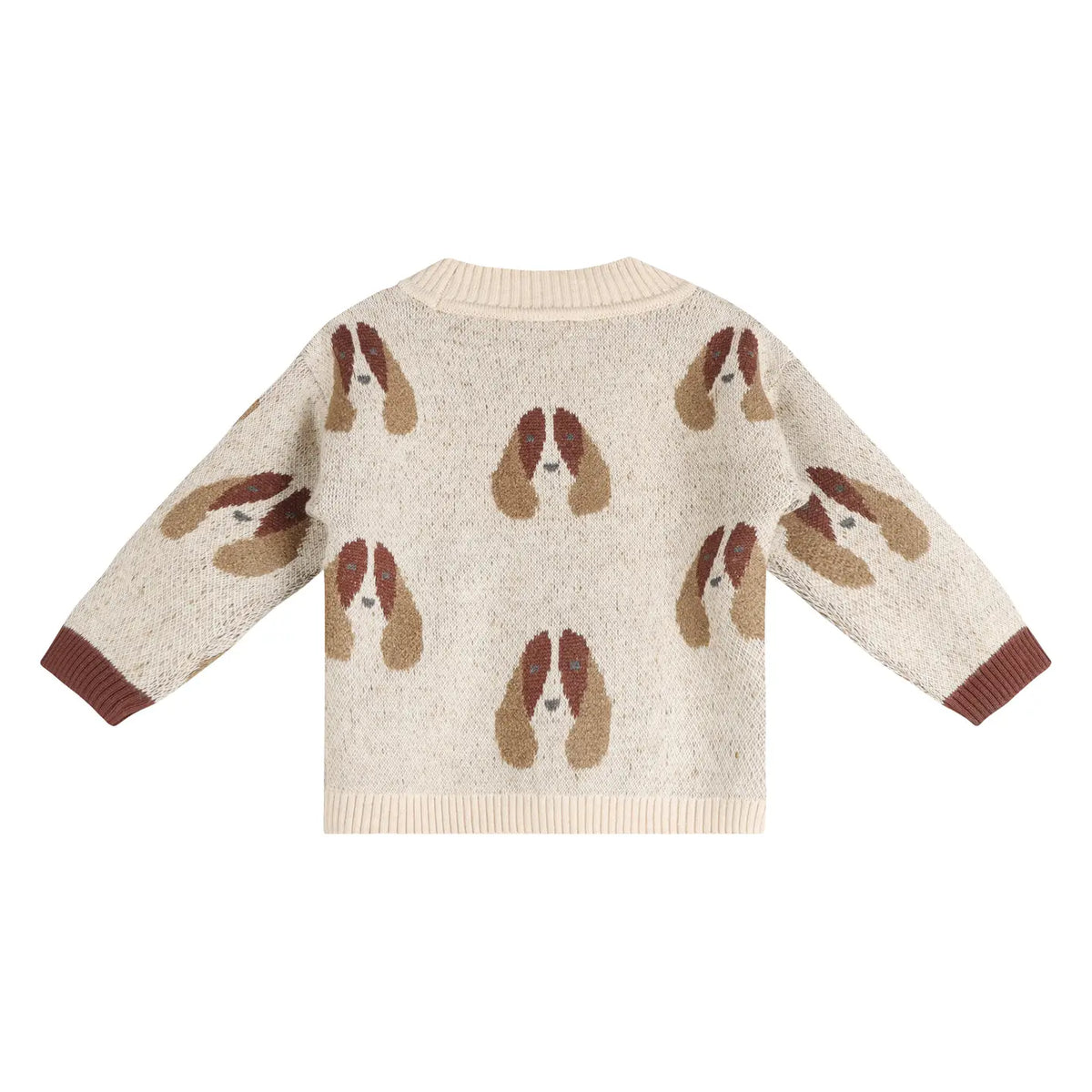 Dog Jacquard Baby Cardi