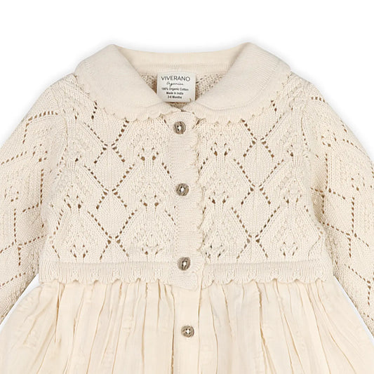 Phoebe Pointelle Knit Tutu Dress