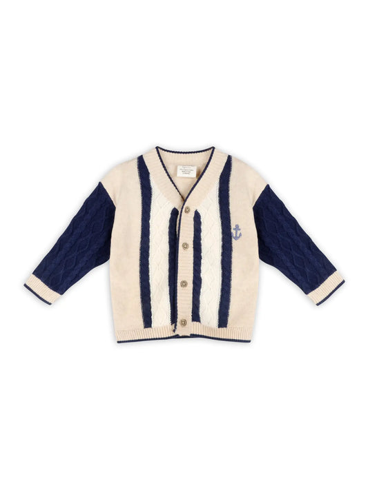 Anchor Stripe Baby Cardi