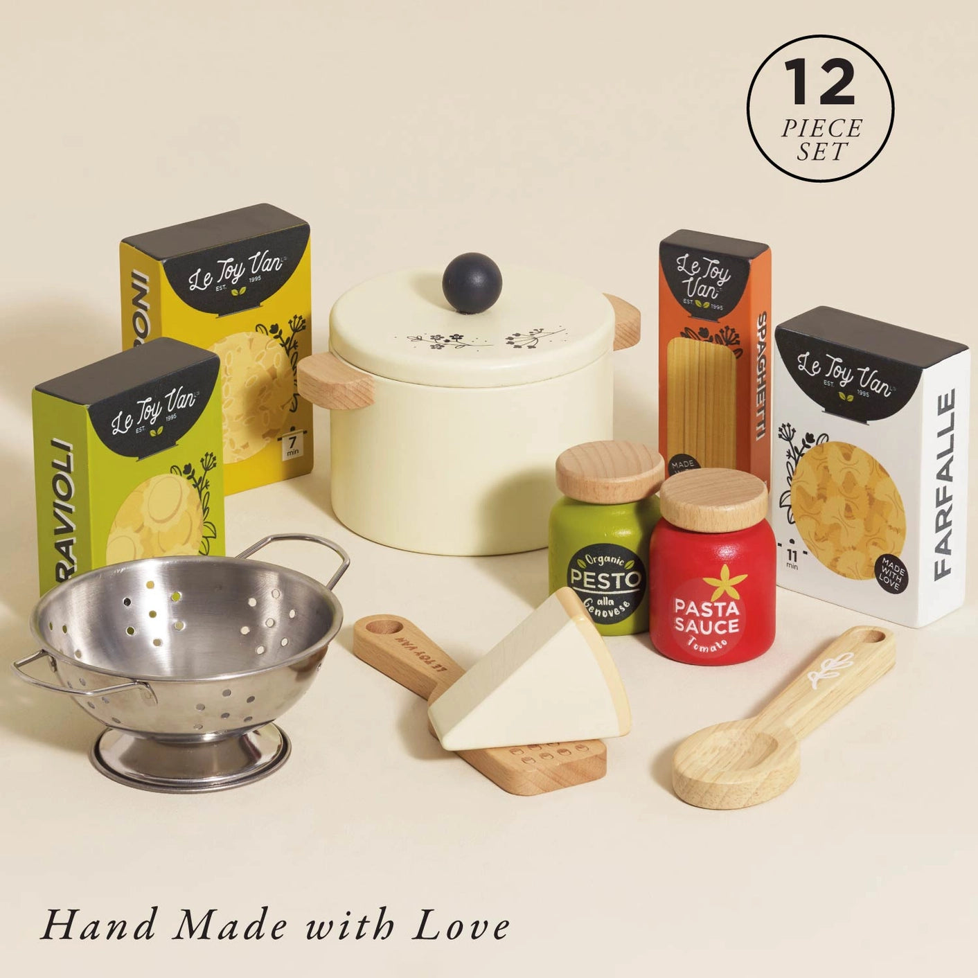 Wooden Organic Pasta Play Set