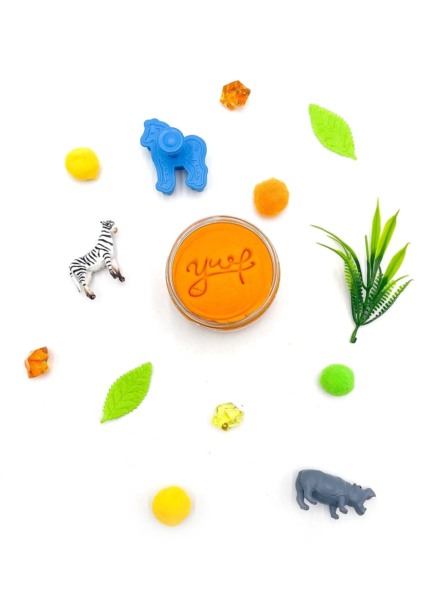 Sensory Dough Jar - Zoo
